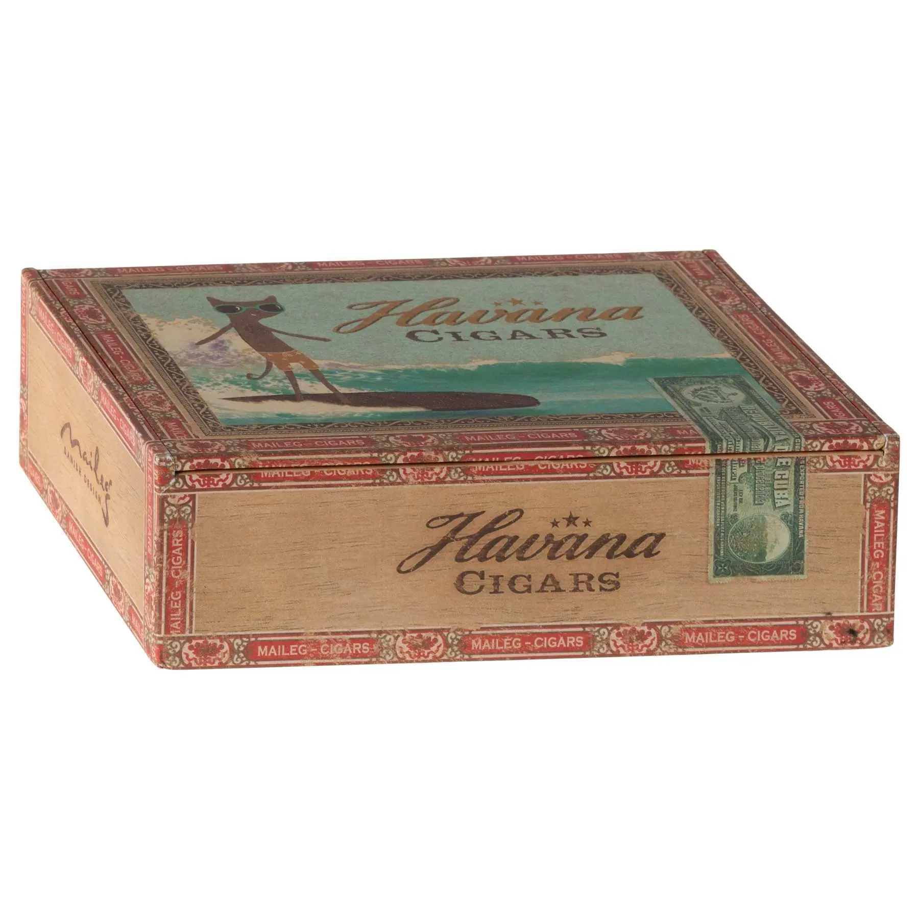 2023 Maileg Mum and Dad Mice in Cigar Box