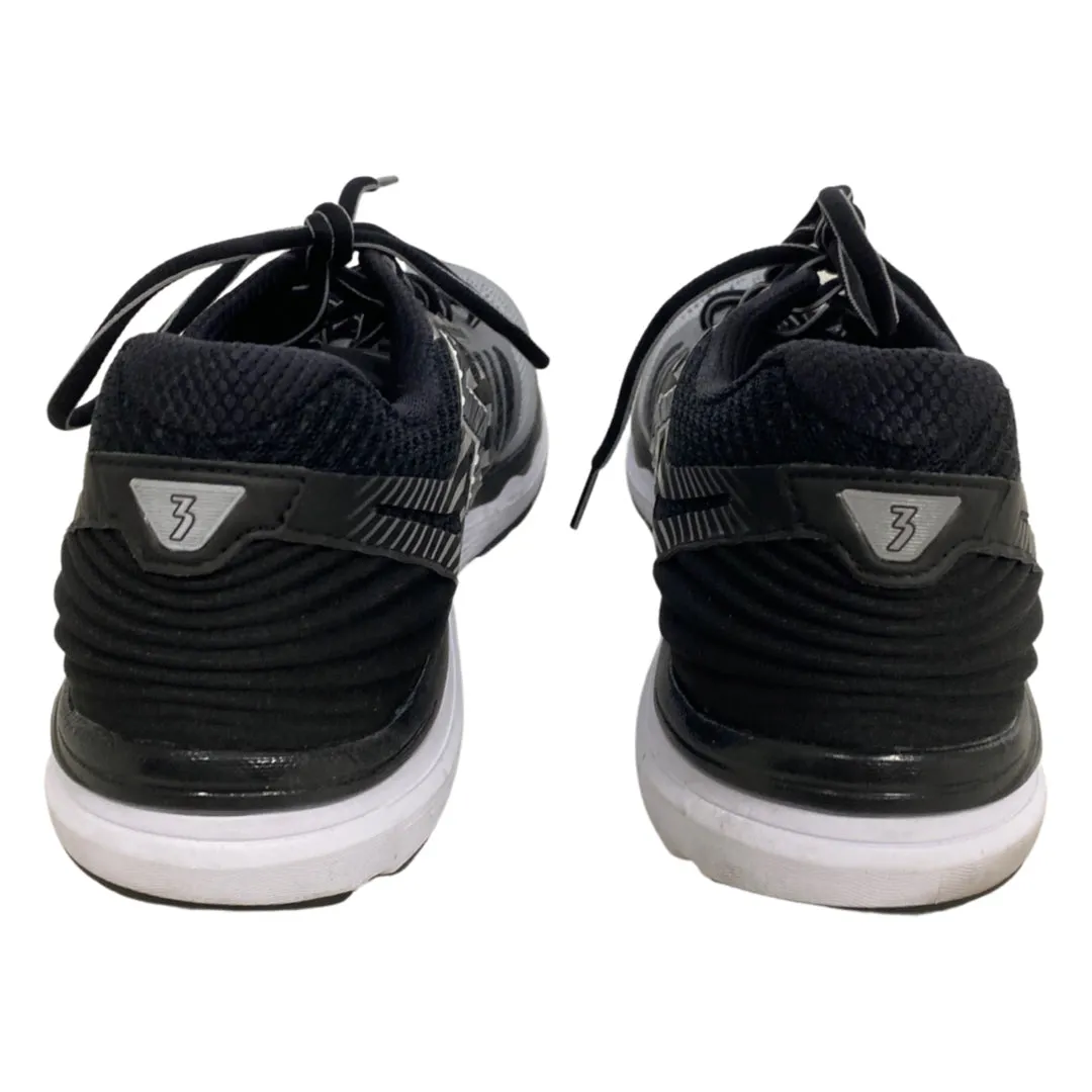 361 BLACK/GRAY DEGREE MEN'S SENSATION 4 RUNNING SNEAKERS SIZE 13