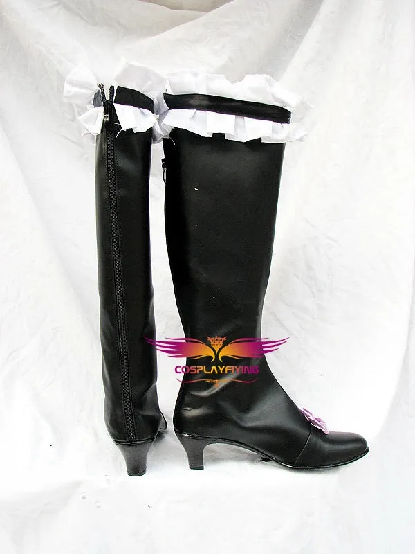 Anime Rozen Maiden Mercury Lamp Cosplay Shoes Boots Custom Made for Adult Men and Women Halloween Carnival