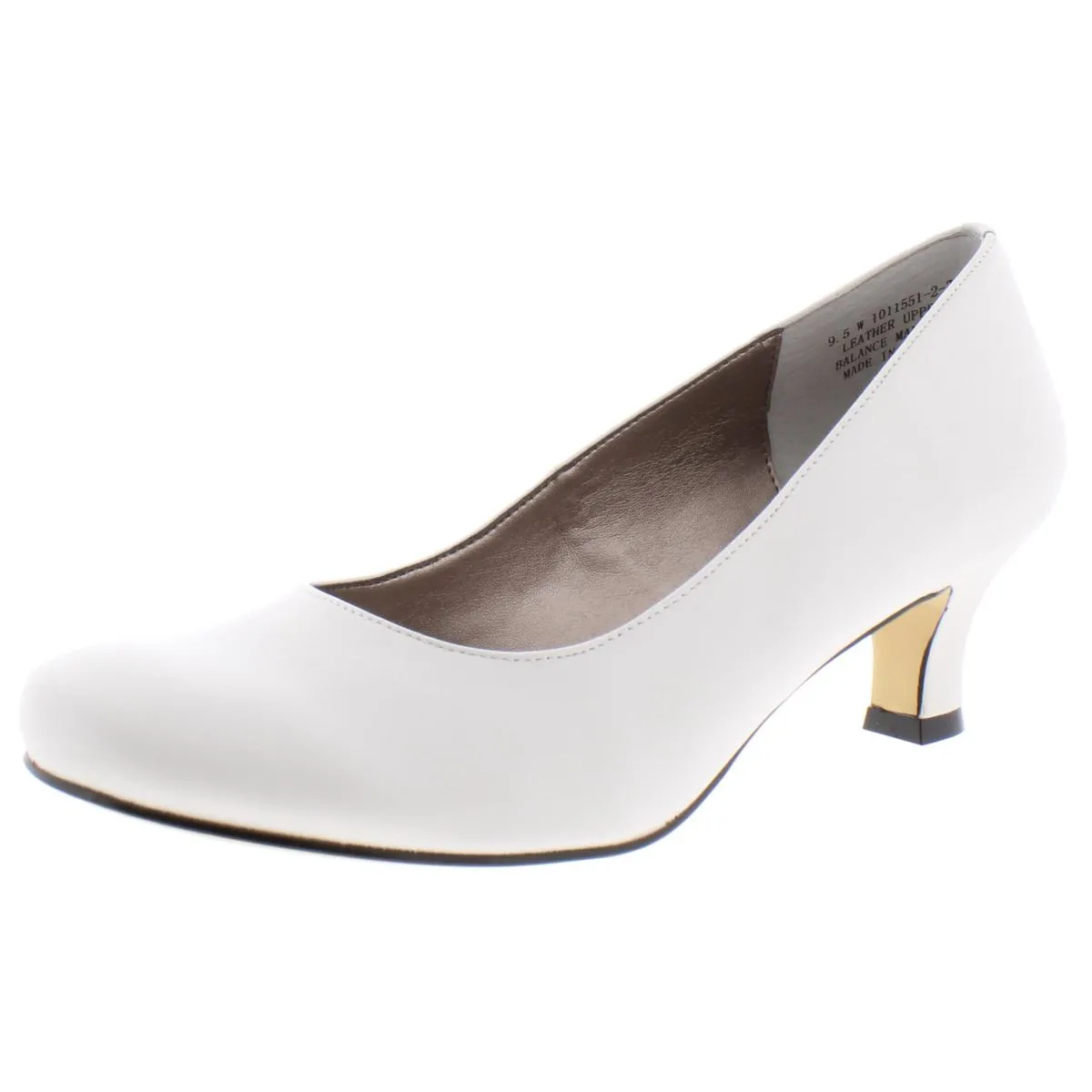 Array Womens Flatter Padded Insole Low Kitten Heels