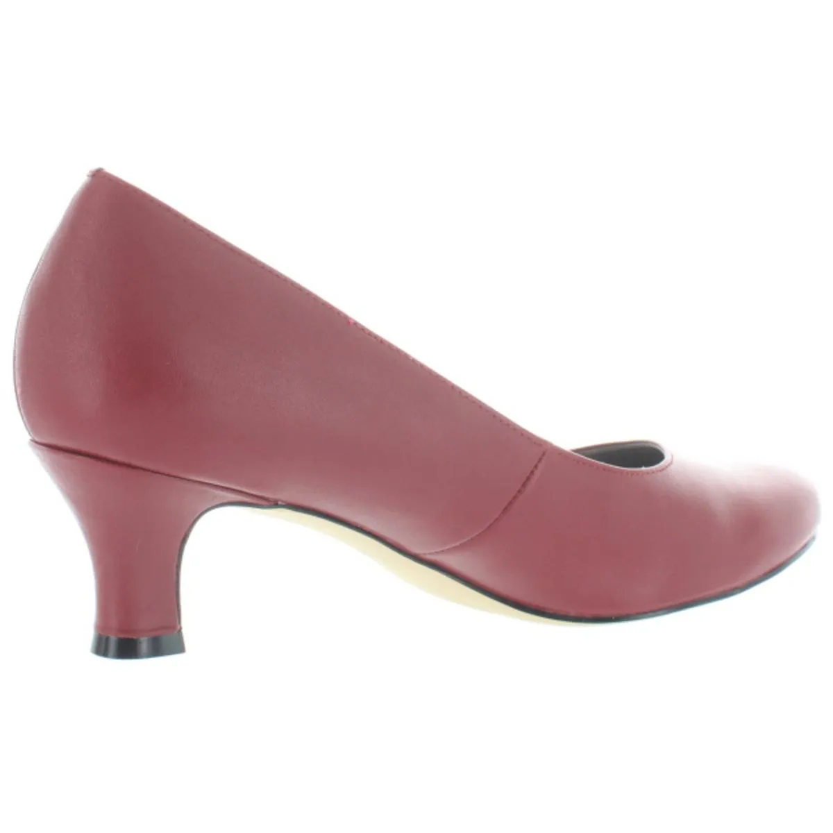 Array Womens Flatter Padded Insole Low Kitten Heels