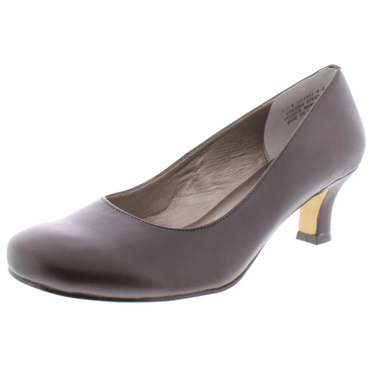 Array Womens Flatter Padded Insole Low Kitten Heels
