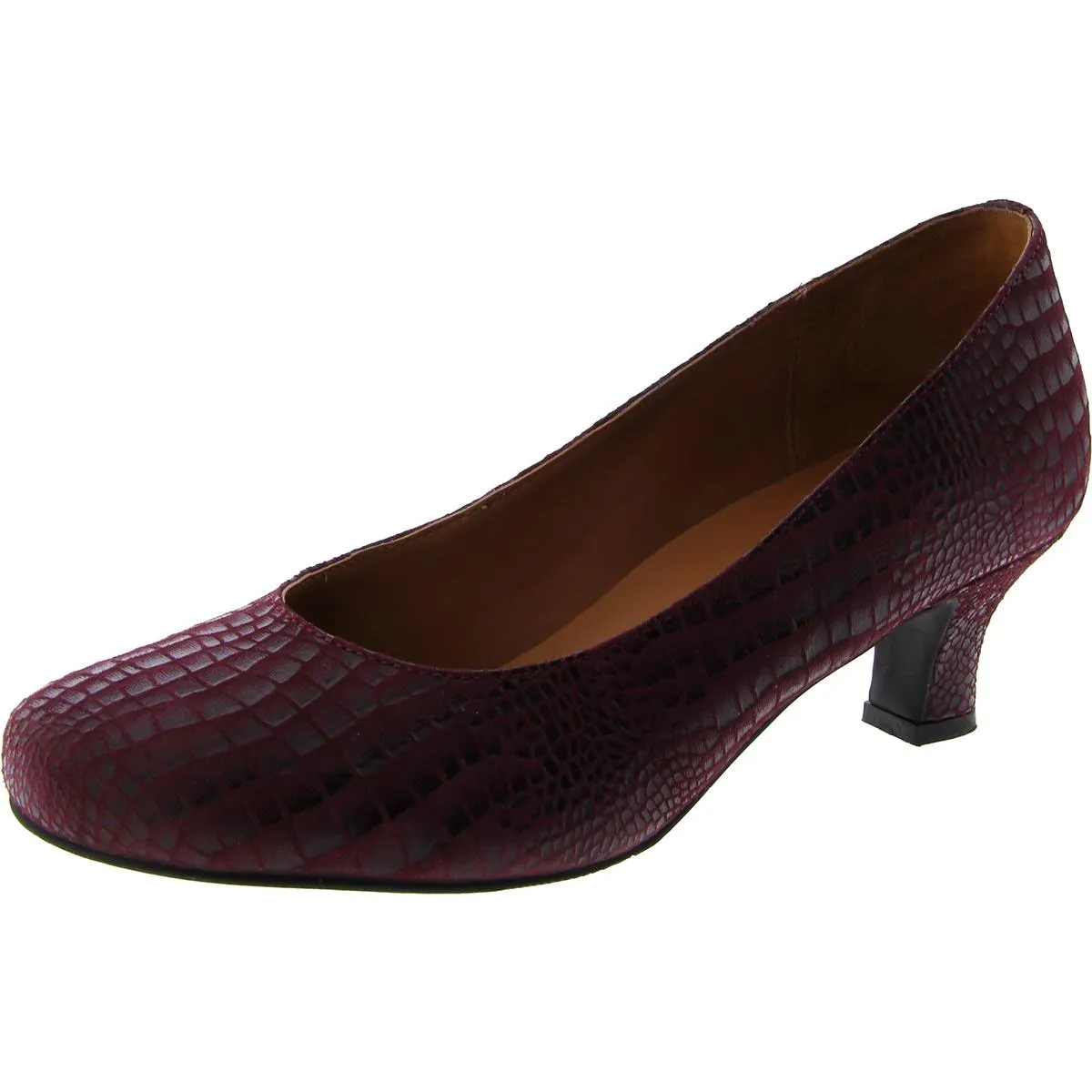 Array Womens Flatter Padded Insole Low Kitten Heels