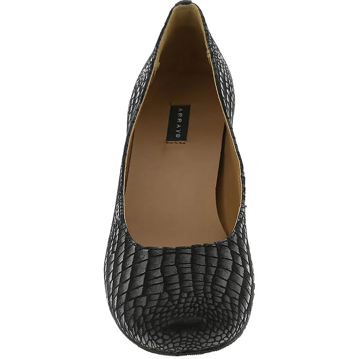 Array Womens Flatter Padded Insole Low Kitten Heels