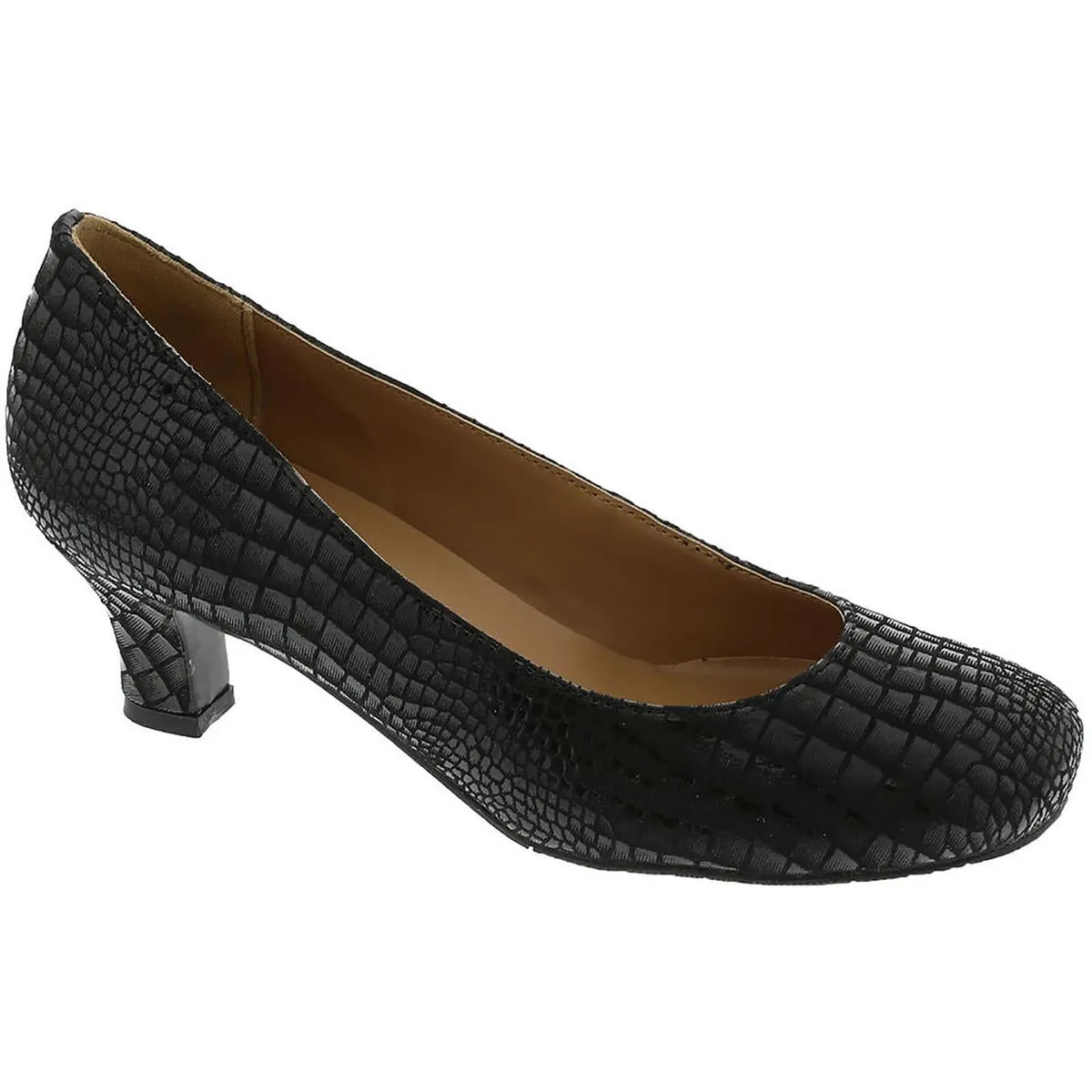 Array Womens Flatter Padded Insole Low Kitten Heels