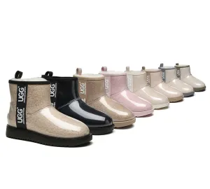 AUSTRALIAN SHEPHERD® Ugg Boots Clear Waterproof and Shearling Women Coated Classic