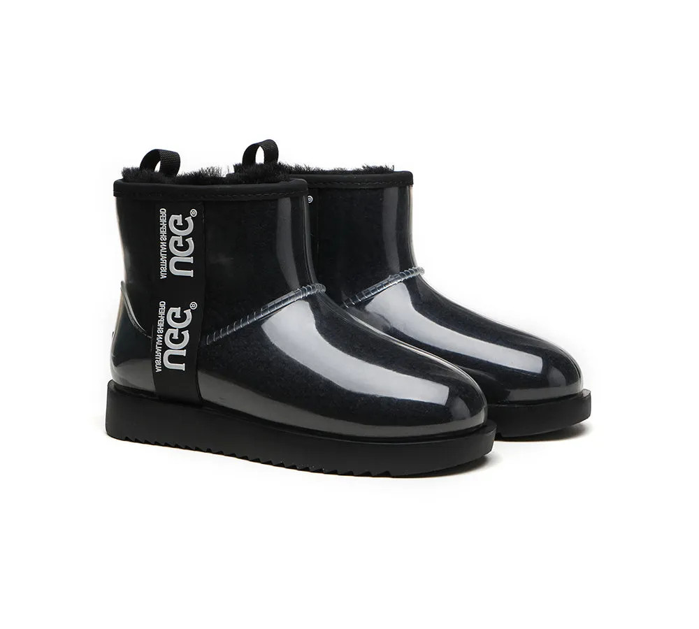 AUSTRALIAN SHEPHERD® Ugg Boots Clear Waterproof and Shearling Women Coated Classic