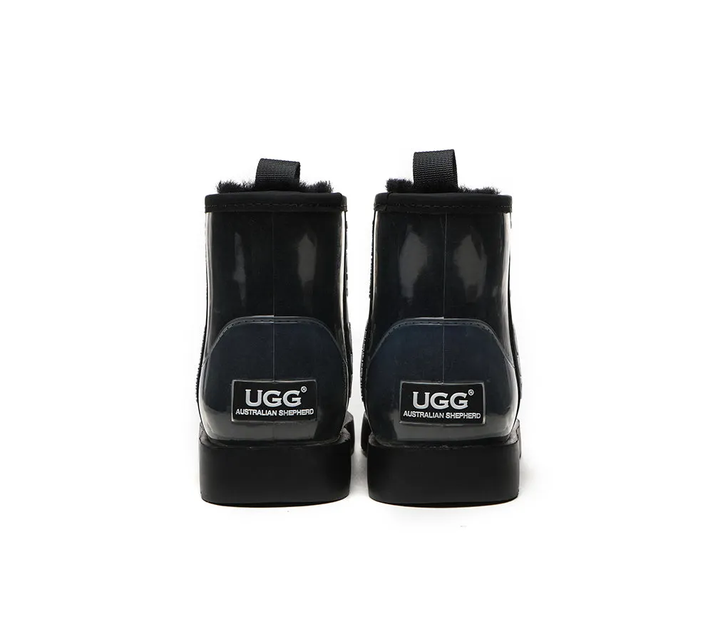 AUSTRALIAN SHEPHERD® Ugg Boots Clear Waterproof and Shearling Women Coated Classic