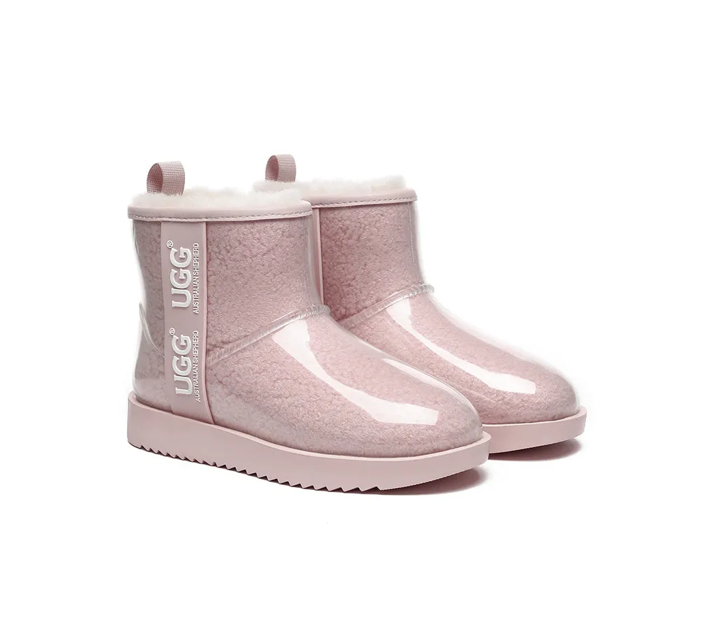 AUSTRALIAN SHEPHERD® Ugg Boots Clear Waterproof and Shearling Women Coated Classic