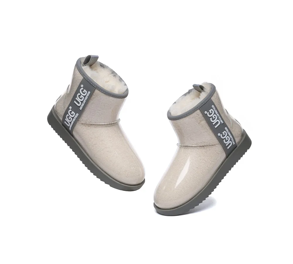AUSTRALIAN SHEPHERD® Ugg Boots Clear Waterproof and Shearling Women Coated Classic