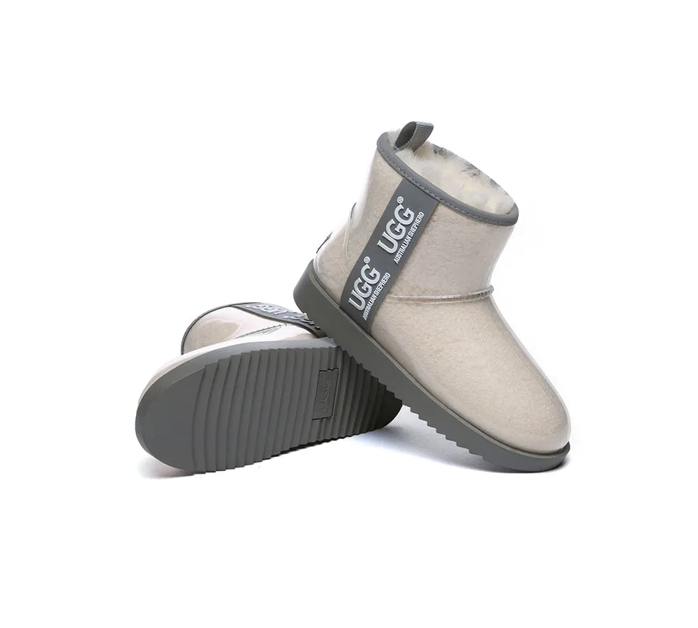 AUSTRALIAN SHEPHERD® Ugg Boots Clear Waterproof and Shearling Women Coated Classic