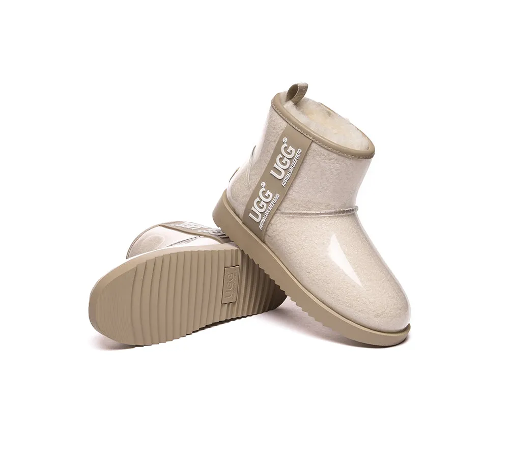 AUSTRALIAN SHEPHERD® Ugg Boots Clear Waterproof and Shearling Women Coated Classic
