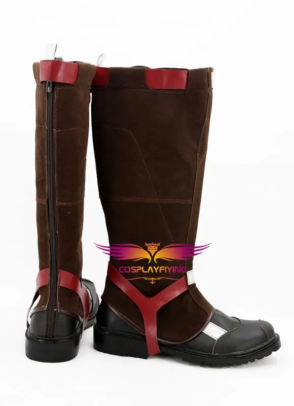 Avengers: Age of Ultron Captain America Cosplay Shoes Boots Custom Made for Adult Men and Women
