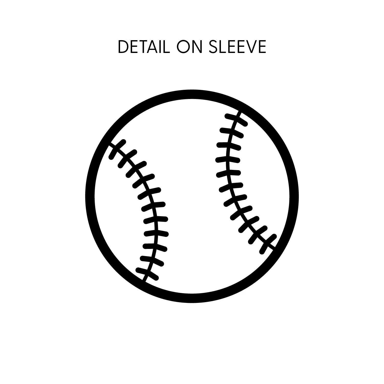 Baseball Dad - Baseball Detail on Sleeve - Unisex Tee