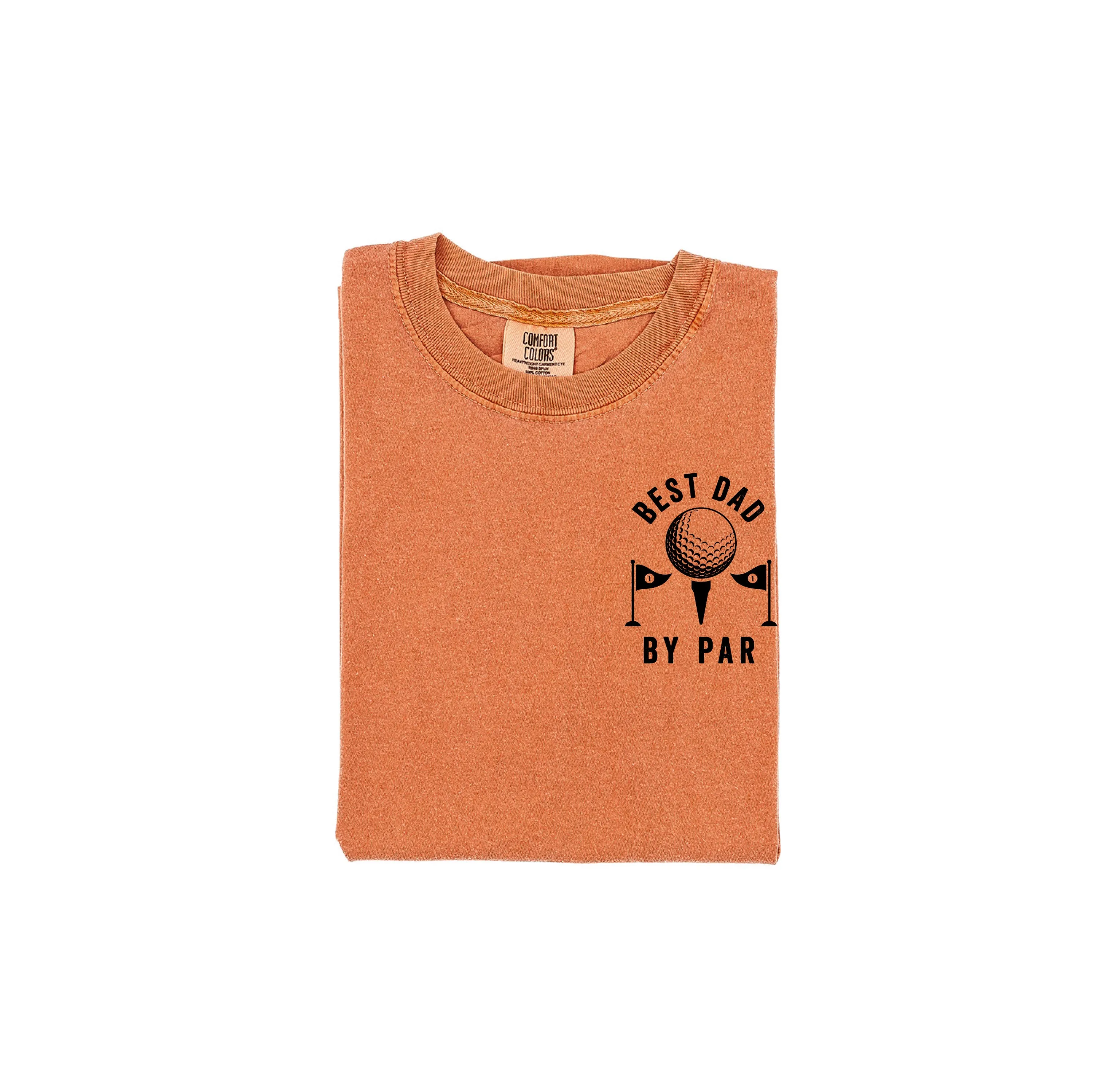 BEST DAD BY PAR - SHORT SLEEVE COMFORT COLORS TEE