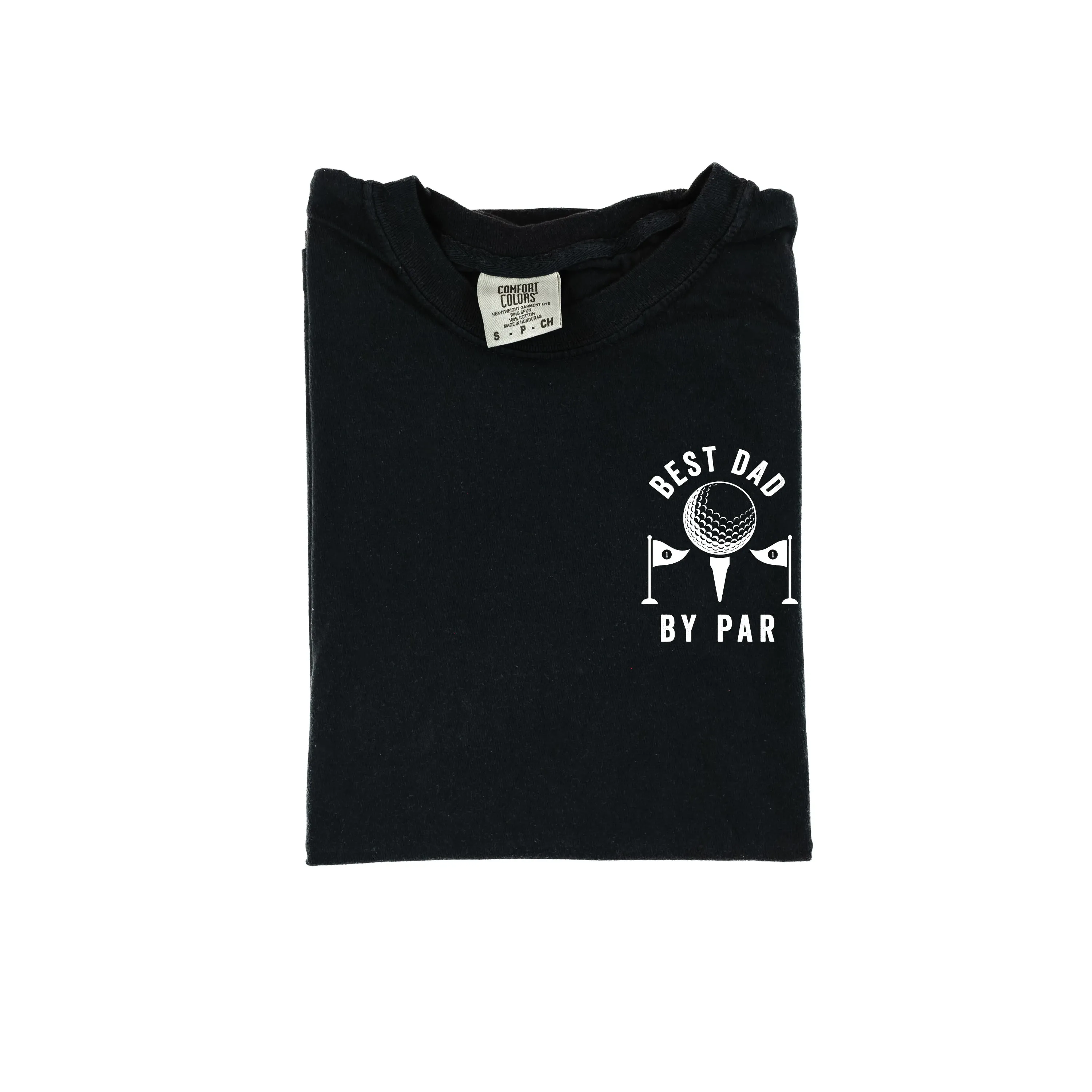 BEST DAD BY PAR - SHORT SLEEVE COMFORT COLORS TEE