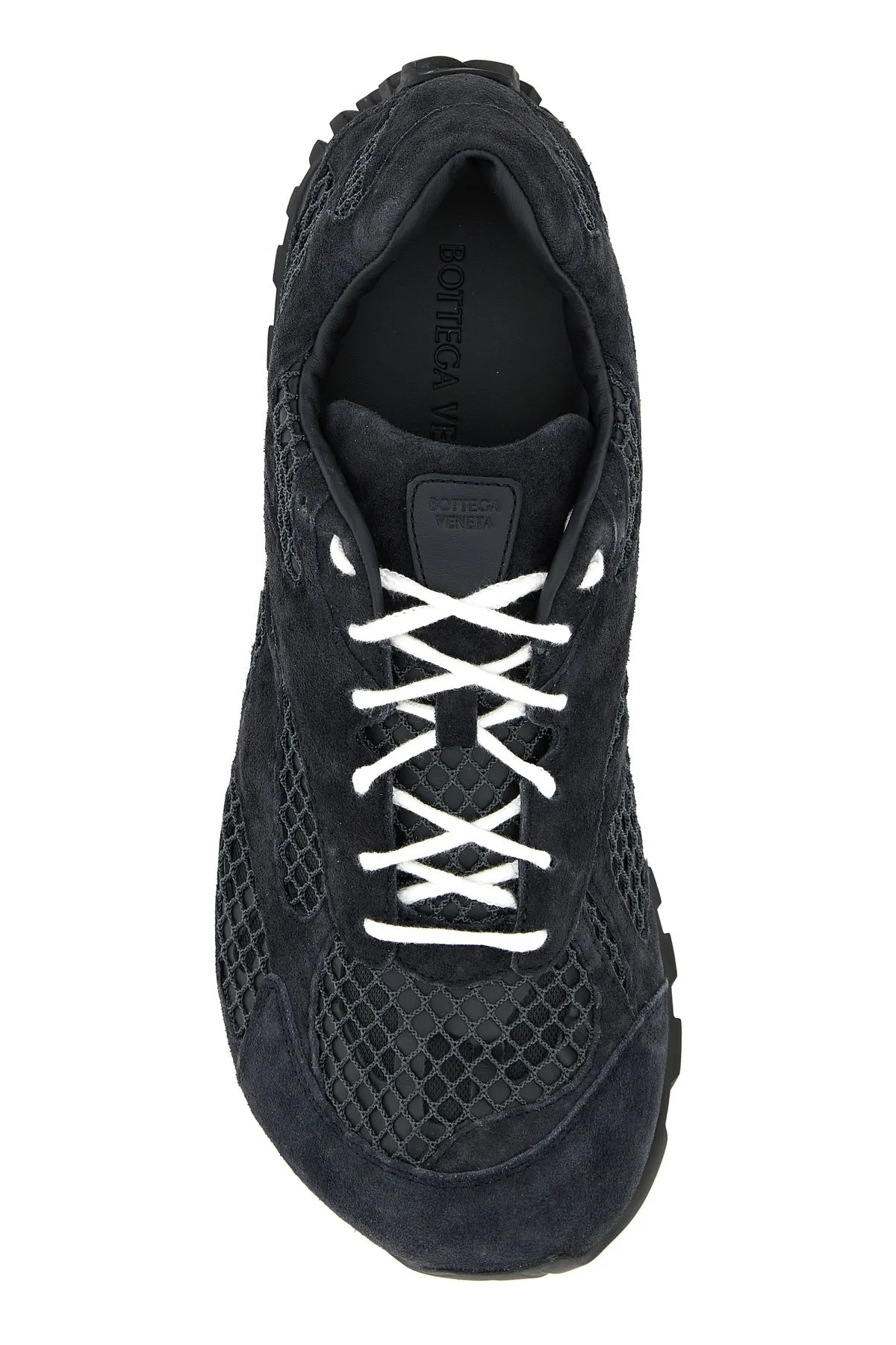 Black mesh and suede Orbit sneakers
