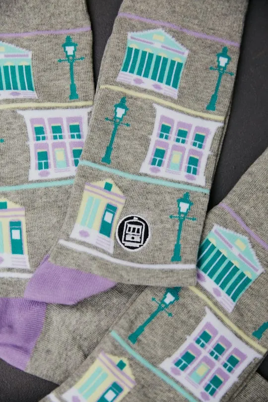 Bonfolk Houses Socks