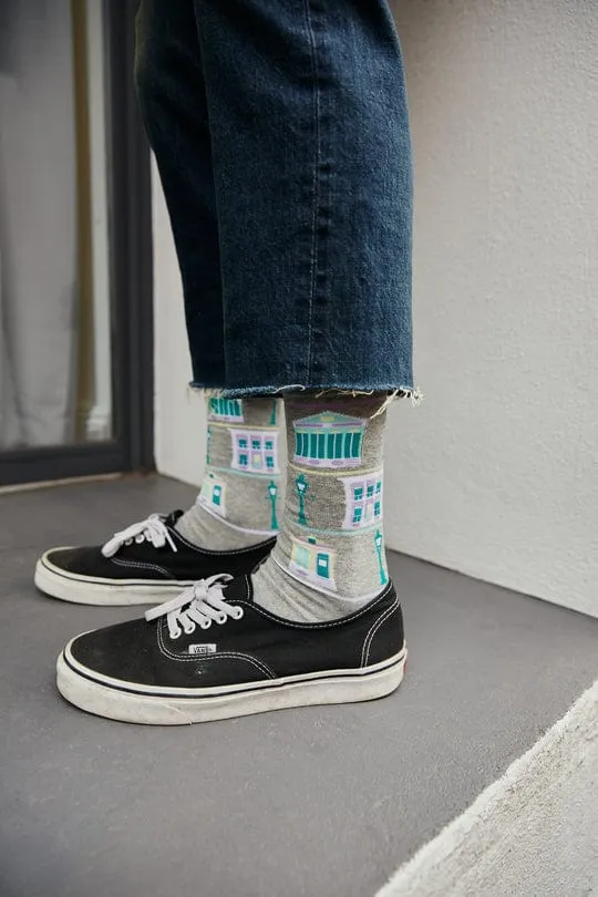 Bonfolk Houses Socks