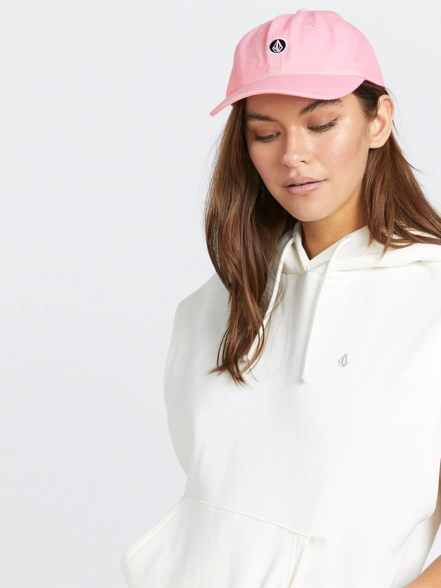 Circle Stone Dad Cap - LIGHT PEONY