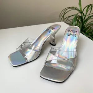 Clear Y2K Kitten Heels