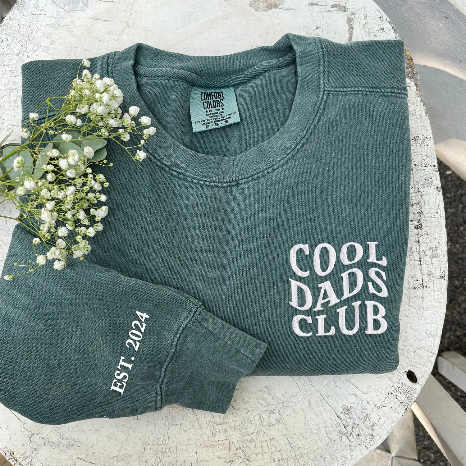 Comfort Color® Custom Embroidered Cool Dads Club Shirt