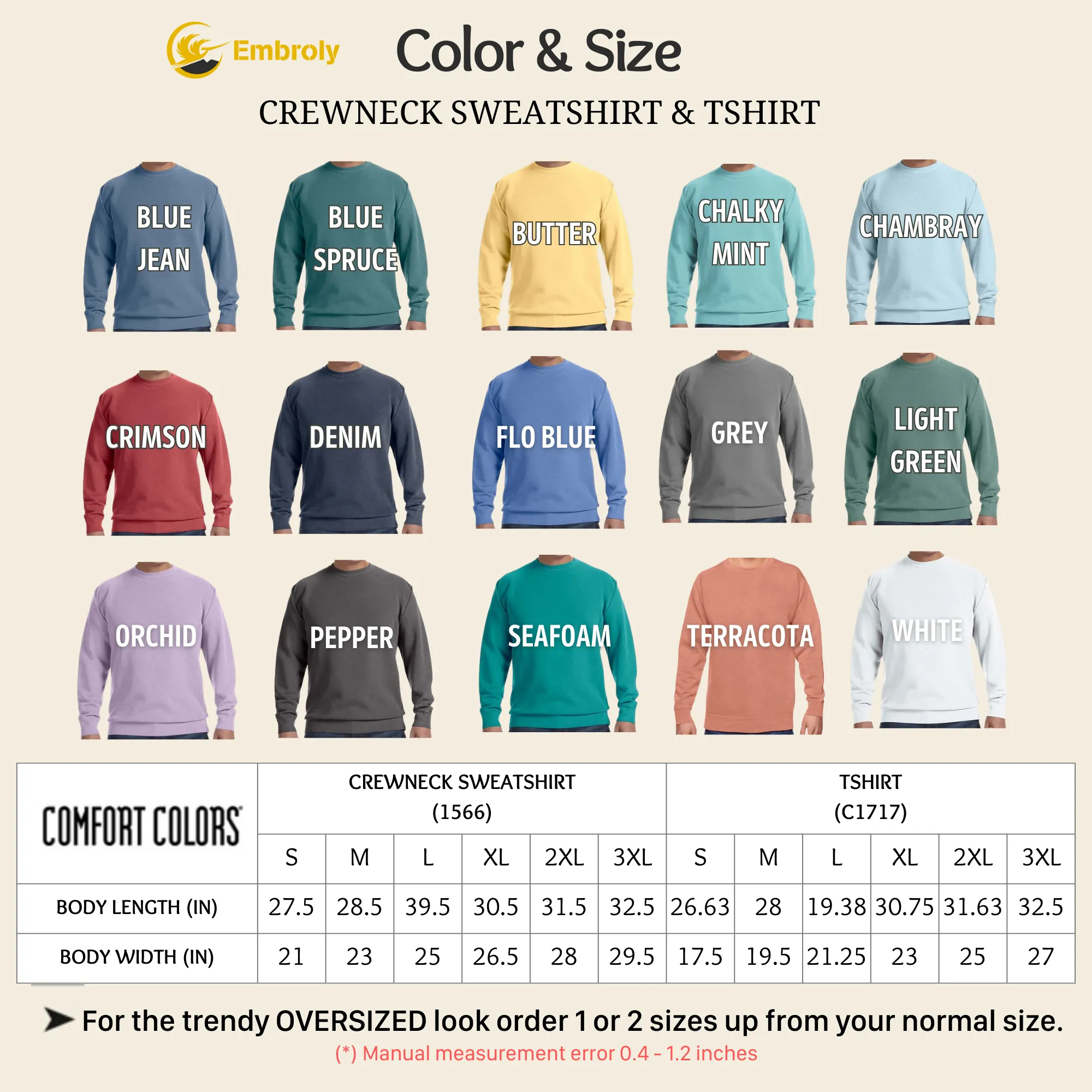 Comfort Color® Custom Embroidered Cool Dads Club Shirt