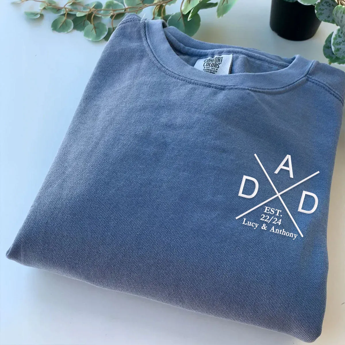 Comfort Color® Embroidered Dad Shirt