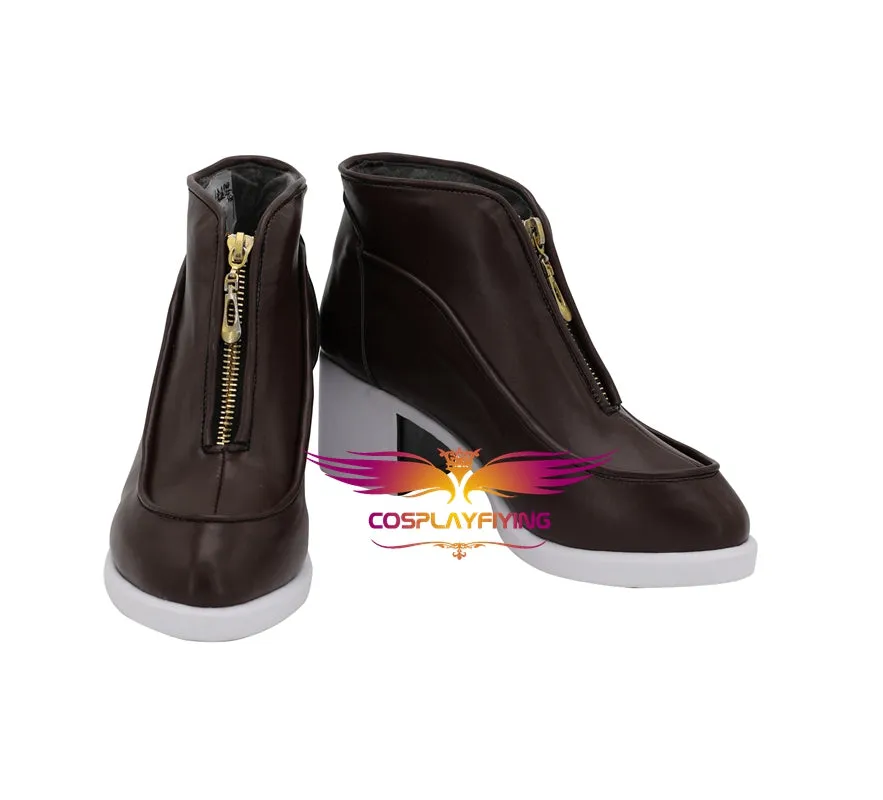 Comics Anime JoJo's Bizarre Adventure Giorno Giovanna Cosplay Shoes Boots Custom Made for Adult Men and Women Halloween Carnival Version B