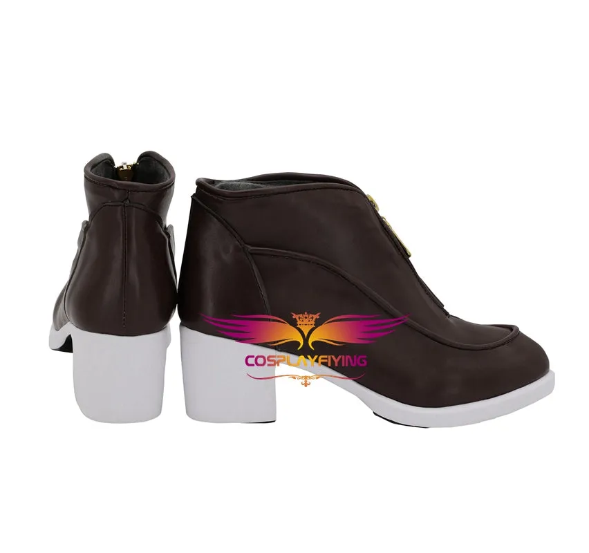 Comics Anime JoJo's Bizarre Adventure Giorno Giovanna Cosplay Shoes Boots Custom Made for Adult Men and Women Halloween Carnival Version B