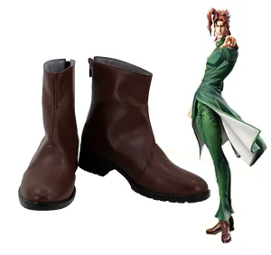 Comics Anime JoJo's Bizarre Adventure Kakyoin Noriaki Cosplay Shoes Boots Custom Made for Adult Men and Women Halloween Carnival