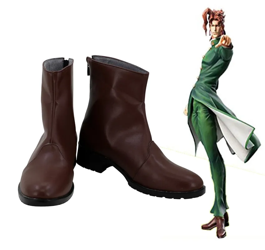 Comics Anime JoJo's Bizarre Adventure Kakyoin Noriaki Cosplay Shoes Boots Custom Made for Adult Men and Women Halloween Carnival