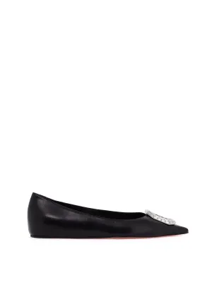 Crystal Embellished Ballet Shoes
