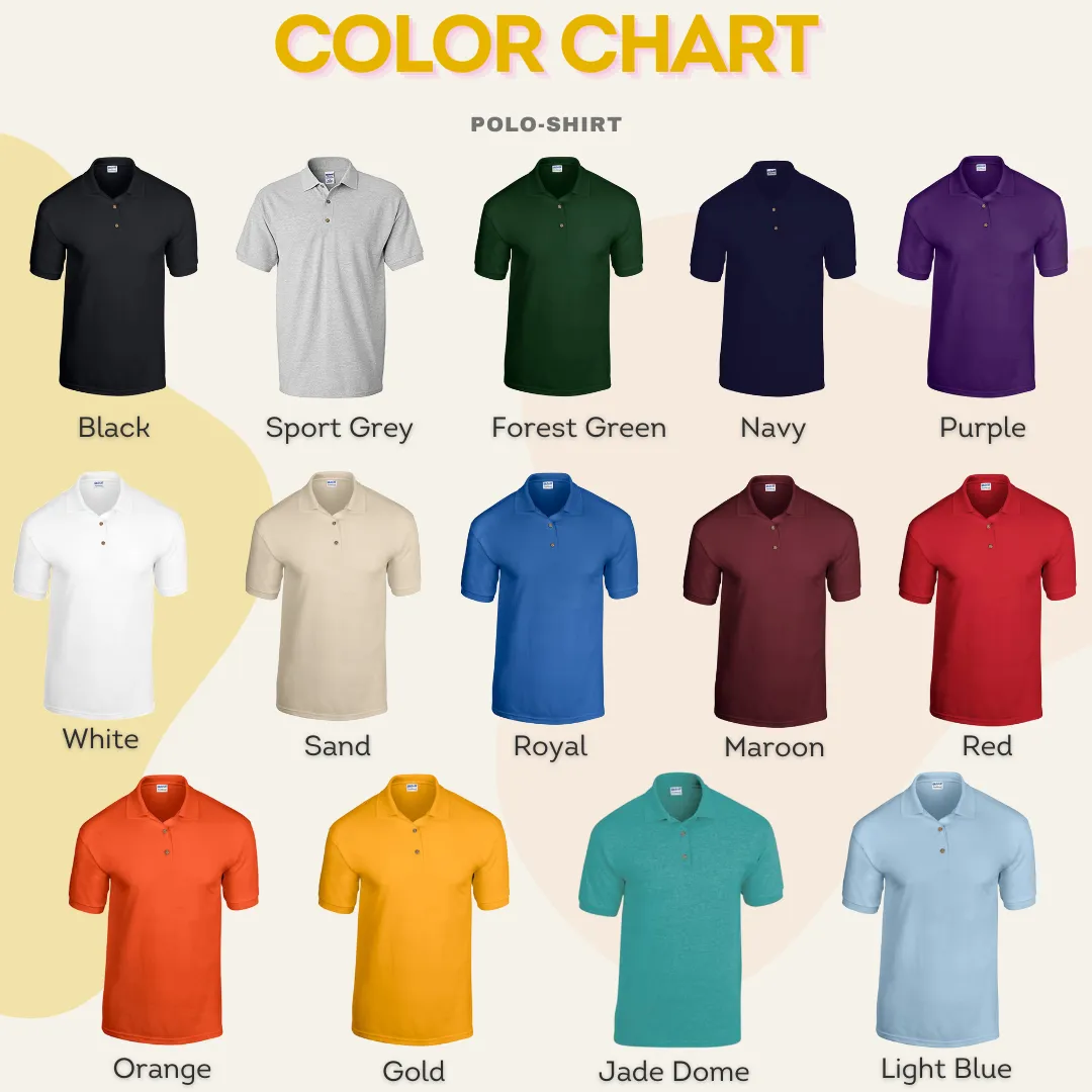Custom Doberman Dog Dad Embroidered Polo Shirt, Personalized Polo Shirt with Dog Name, Unique Gifts For Doberman Lovers