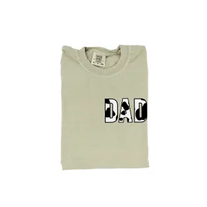 DAD - Cow Print - SHORT SLEEVE COMFORT COLORS TEE