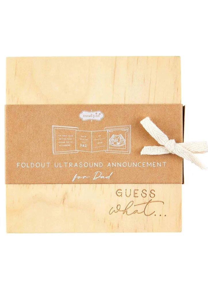 Dad Foldout Announcement by Mud Pie