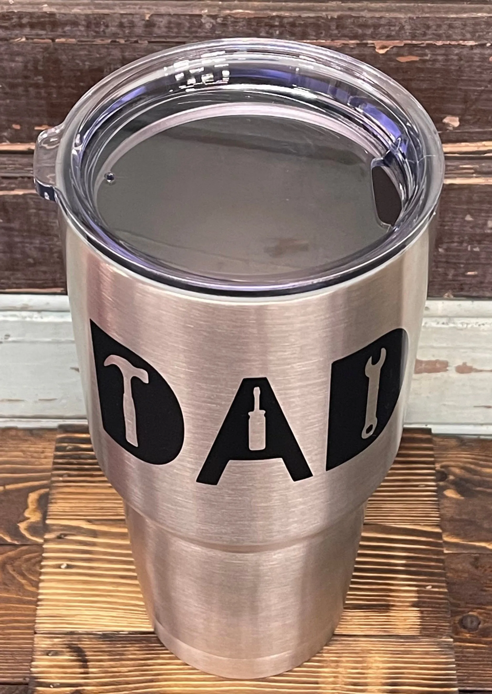 Dad Short Sleeve Shirt & Steel Mug Combo