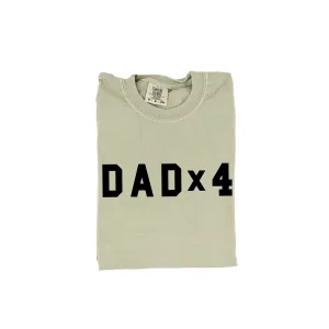 DAD x (Child Number) - SHORT SLEEVE COMFORT COLORS TEE