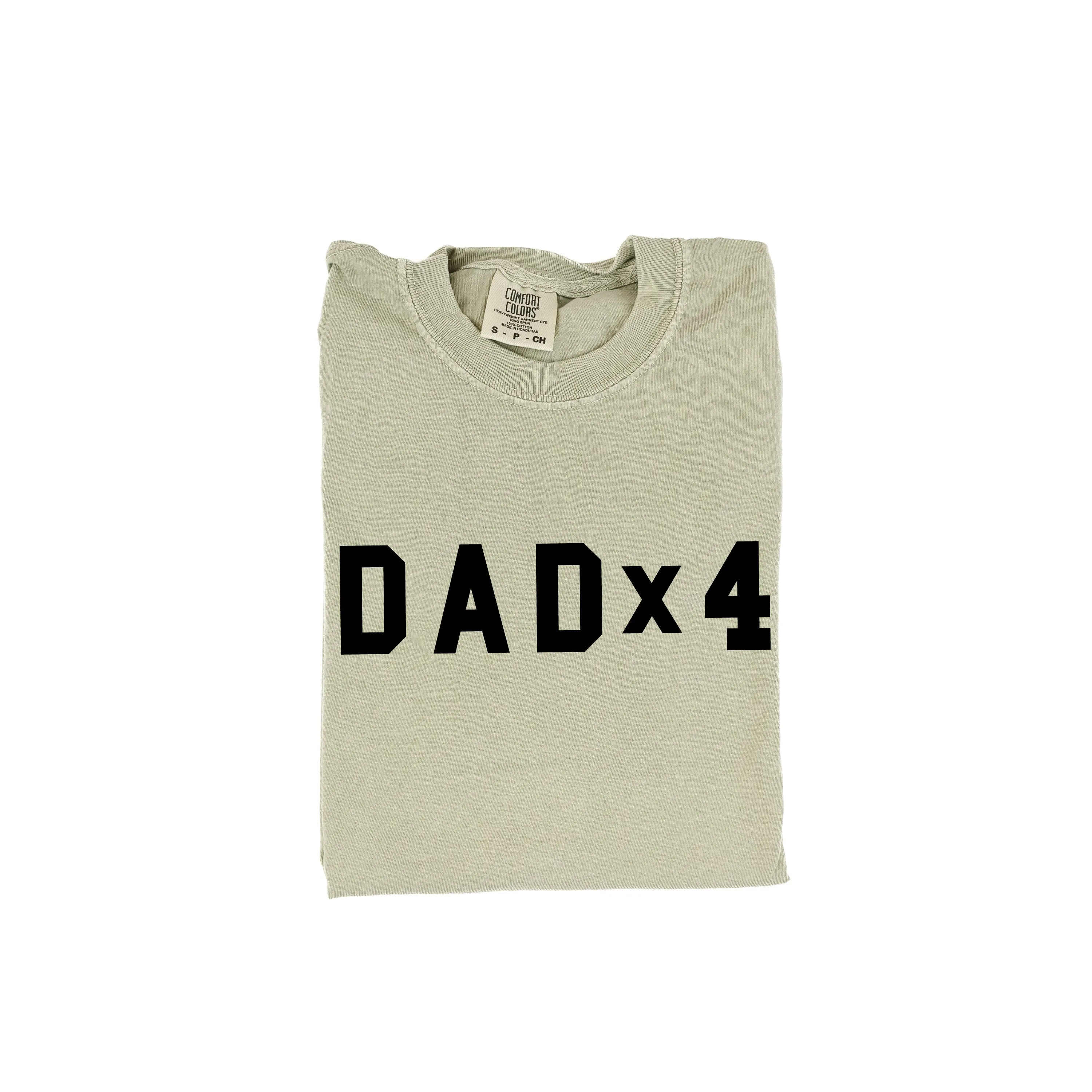 DAD x (Child Number) - SHORT SLEEVE COMFORT COLORS TEE