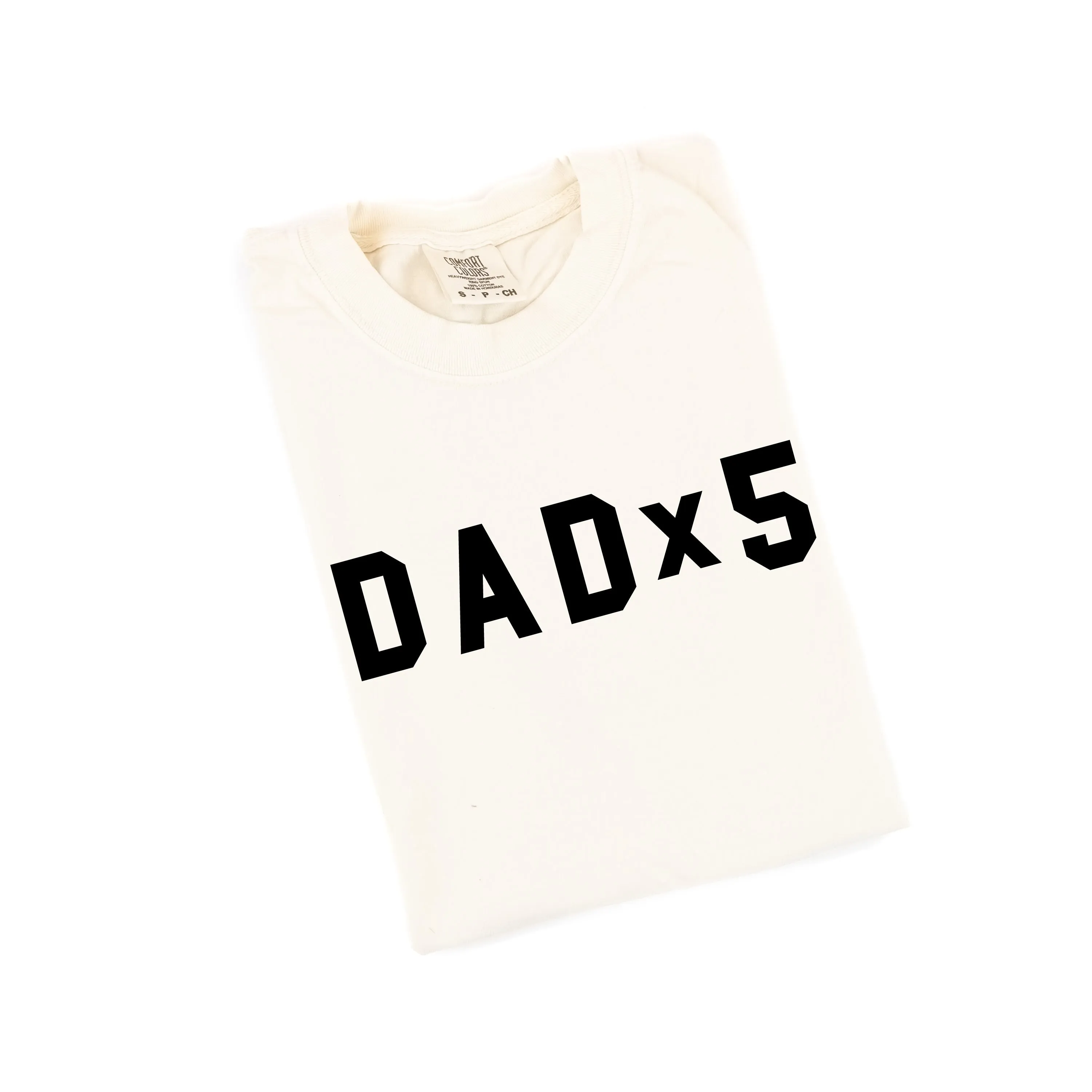 DAD x (Child Number) - SHORT SLEEVE COMFORT COLORS TEE