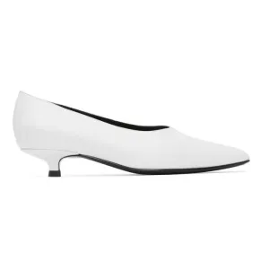 Dorateymur White Cigarette Closed Heels