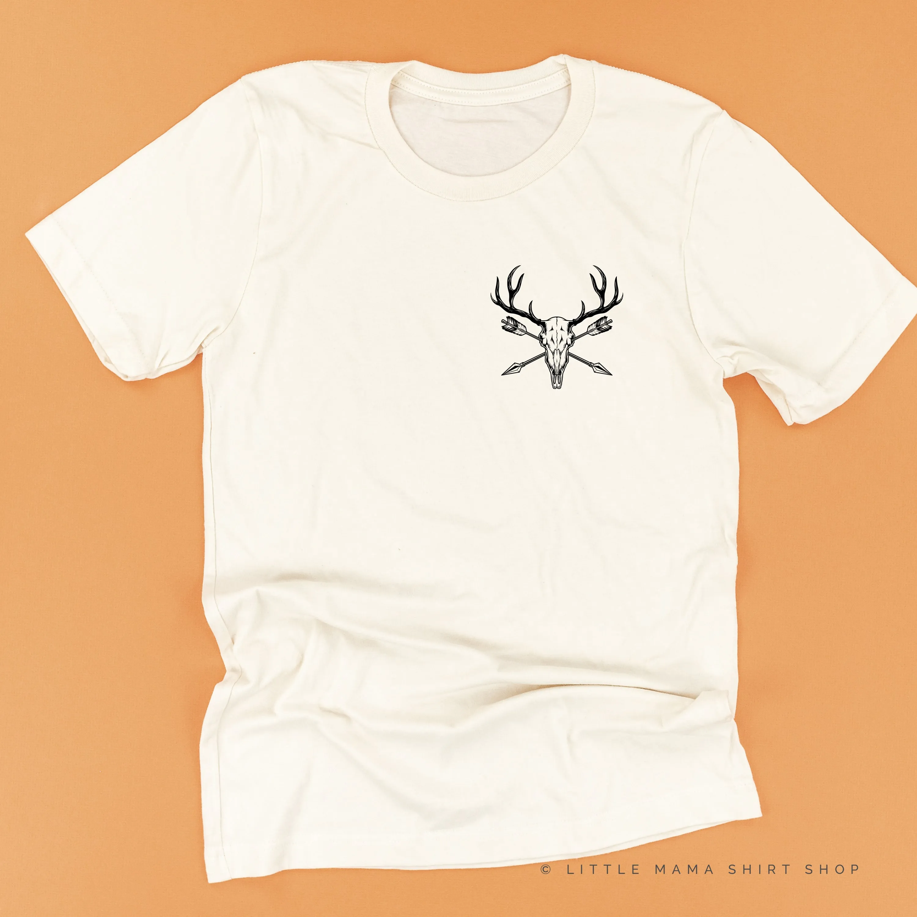 ELK SKULL - Pocket Design - Unisex Tee