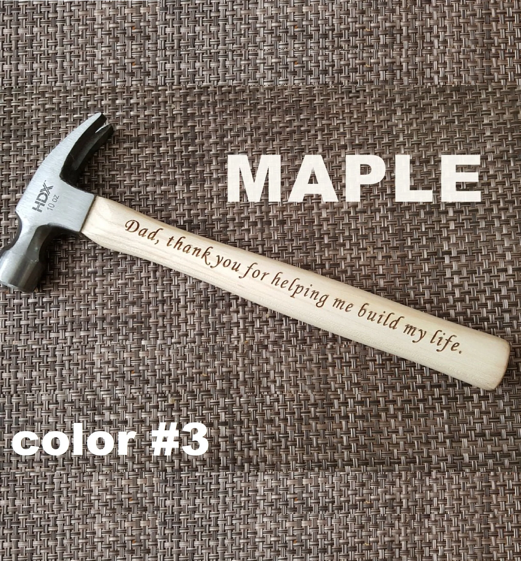 Engraved Hammer for Groomsmen