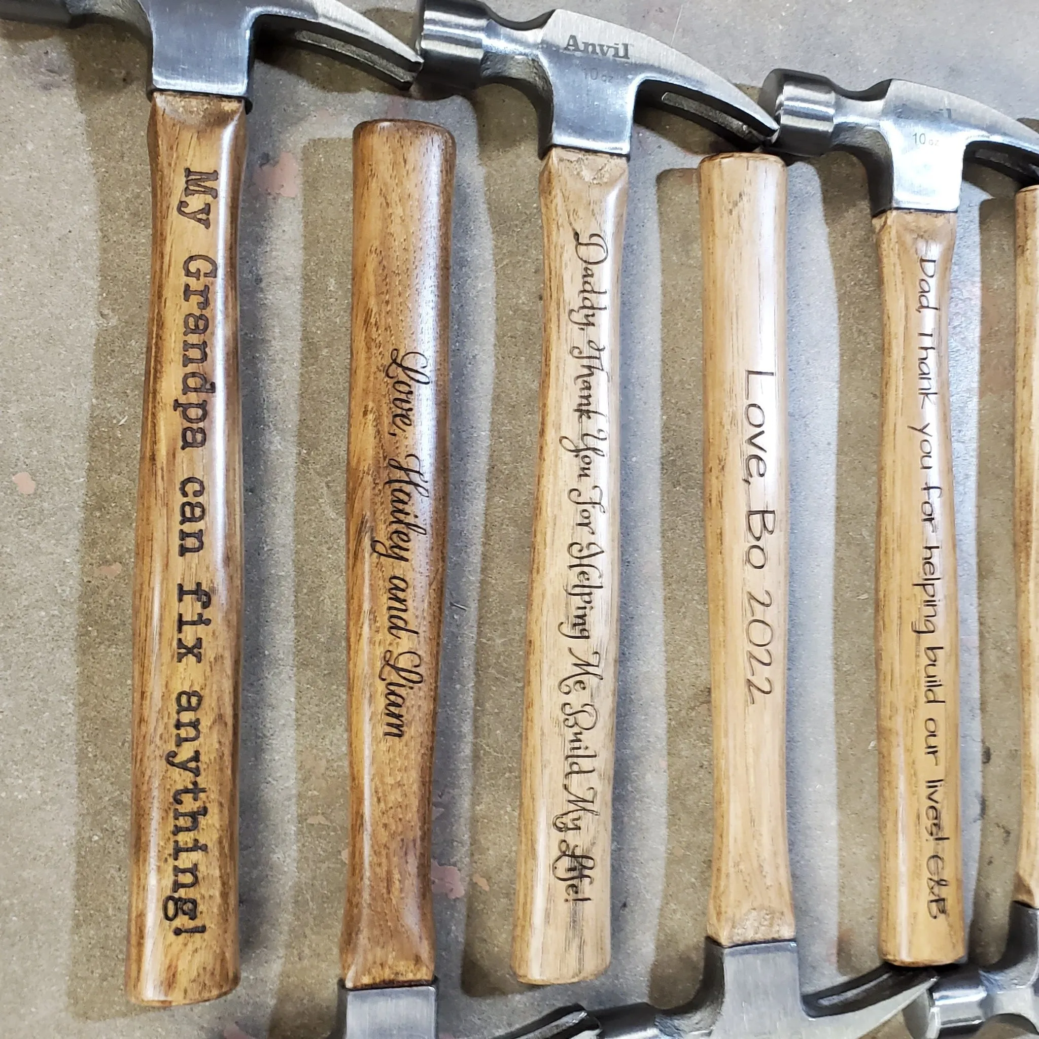 Engraved Hammer for Groomsmen