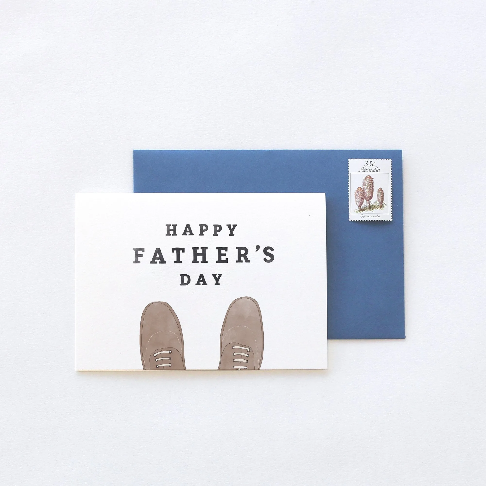 Father's Day Shoes Greeting Card