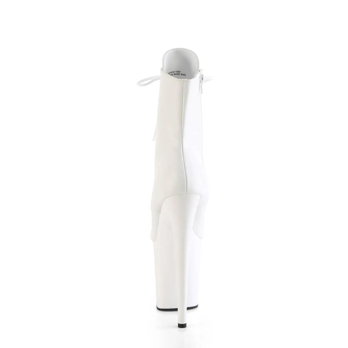 FLAMINGO-1020  White Matte Calf High Boots