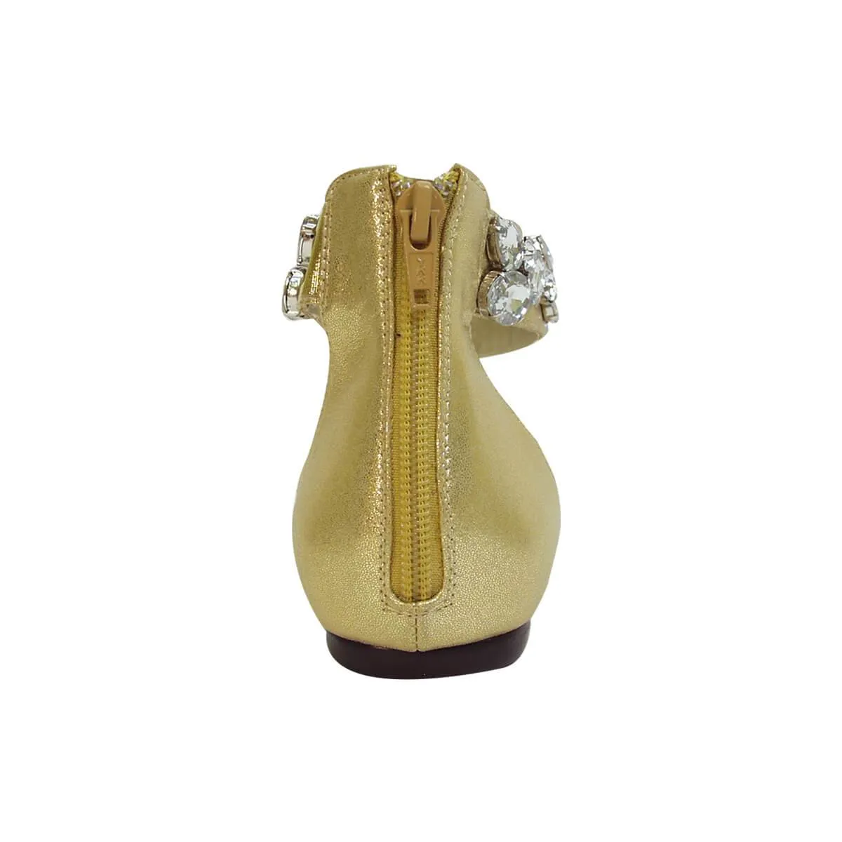 FUZZY Jill Women's Wide Width Open Shank Flats
