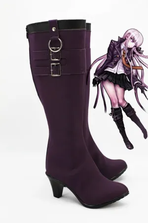 Game Danganronpa 2 Kirigiri Kyouko Cosplay Shoes Boots Custom Made for Adult Men and Women Halloween Carnival