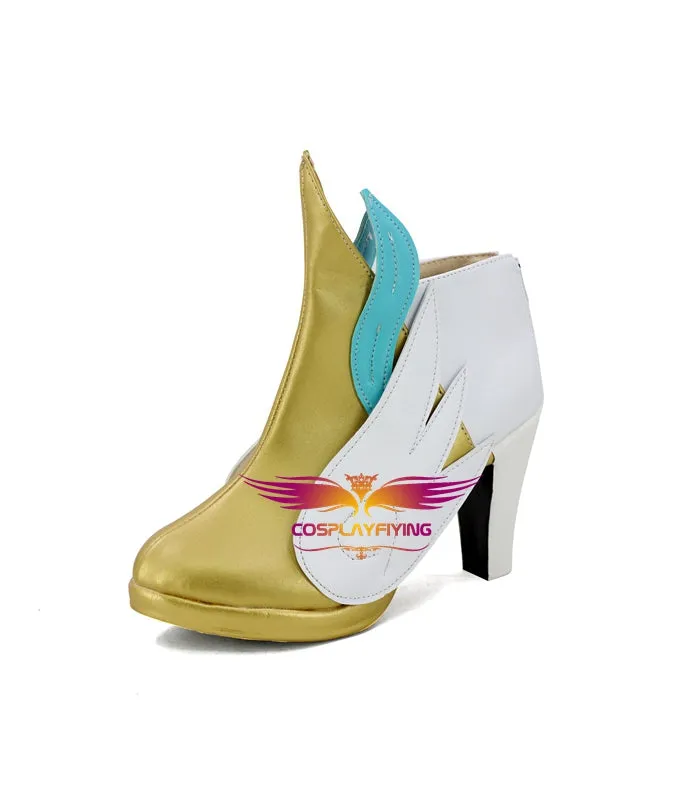 Game LOL League of Legends Soraka Cosplay Shoes Boots Custom Made for Adult Men and Women Halloween Carnival
