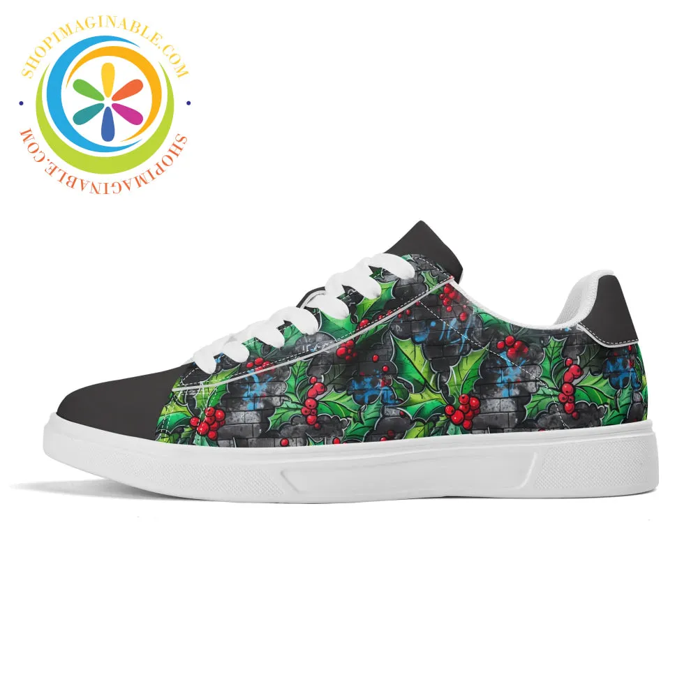 Graffiti Deck The Halls Skateboard Shoes